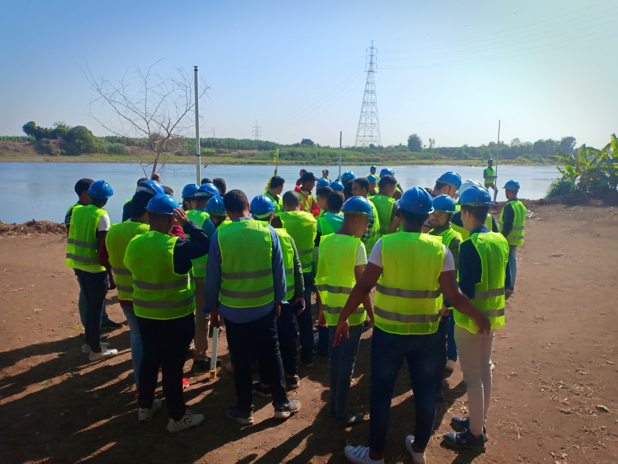 التدريب العملى لقسم مساحة